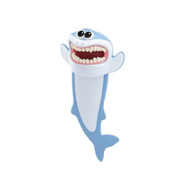 Marcapáginas 3D tiburón Chompy Shark. AuchBookmark