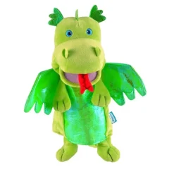 Marioneta dragón verde