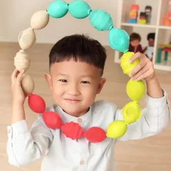 Maxi cuentas ensartables eco 16 piezas