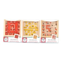 Mini laberinto madera