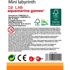 Mini laberinto madera