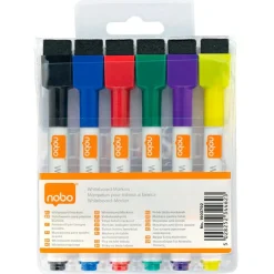 Mini rotulador para pizarra blanca 6 colores