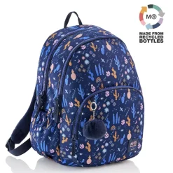 Mochila triple Oslo Desert 41x28x16,5cm reciclado