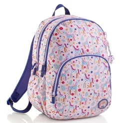 Mochila triple Oslo unicornio. 41x28x16,5cm.