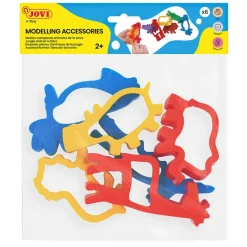 Moldes forma animales de la jungla para pasta de modelar 6 unidades