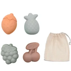 Moldes para arena frutas con bolsa