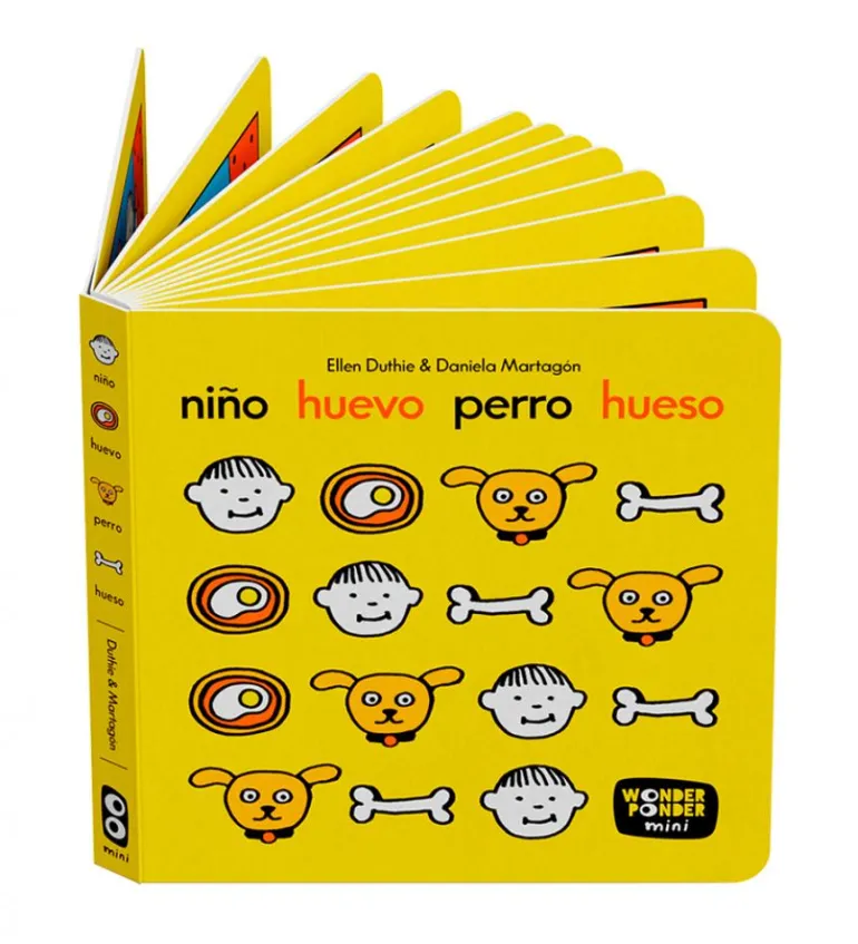 Niño, huevo, perro, hueso