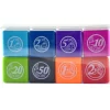 Pack de 8 sellos entintados monedas euro