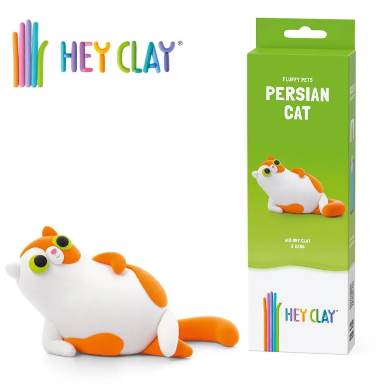 Pasta de modelar Hey Clay gato persa