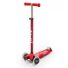 Patinete Maxi Micro Deluxe LED rojo