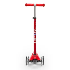 Patinete Maxi Micro Deluxe LED rojo