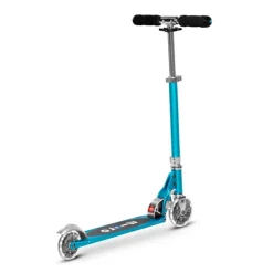 Patinete Micro Sprite Led azul océano