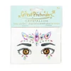 Pegatinas faciales crystals unicornio rosa