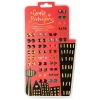 Pendientes adhesivos superhéroes - 30 pares