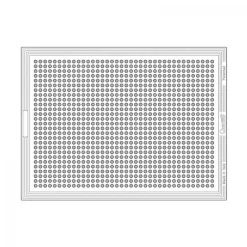Placa pinchos 16x21,5cm unidad.
