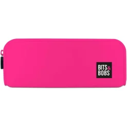 Portatodo silicona flúor rosa flúor Bits and Bobs 20x7,5x5,5cm