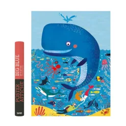 Póster big blue ballena 30x40cm