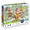 Puzzle casas en el árbol 54 piezas. Calypto