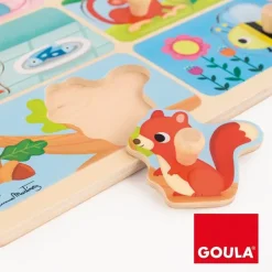 Puzzle encaje Mi comida favorita 8 piezas
