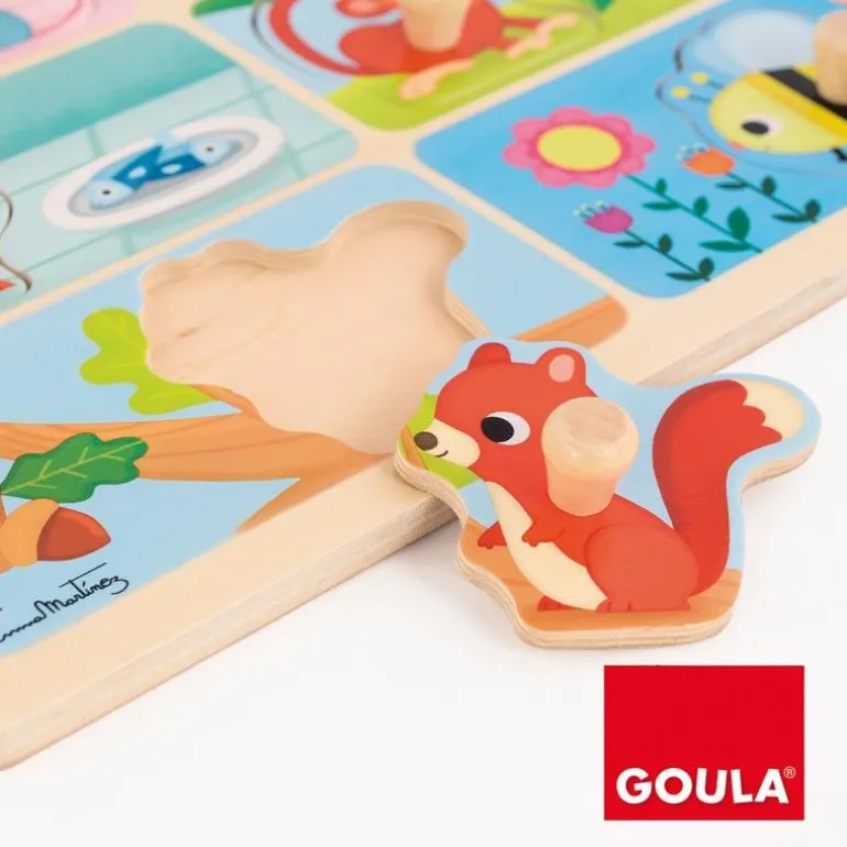 Puzzle encaje Mi comida favorita 8 piezas
