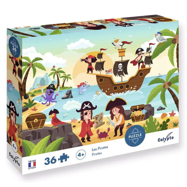 Puzzle piratas 36 piezas Calypto