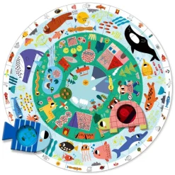 Puzzle XXL descubre animales 25 pzas circular