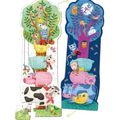 Puzzle XXL reversible día y noche brilla oscuridad 27 piezas