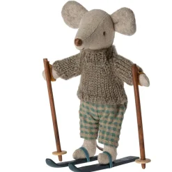 Ratoncito con esquís 13cm. Maileg