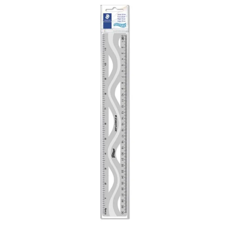 Regla flexible 30cm. Ultraflex colores surtidos