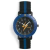 Reloj de pulsera flash azul