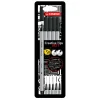 Rotulador Arty Line Stabilo Creativ Tips negro caja 5 unidades diferentes puntas