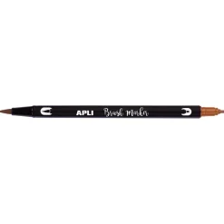 Rotulador doble punta acuarelable 12 colores