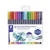 Rotulador doble punta acuarelable 18 colores.