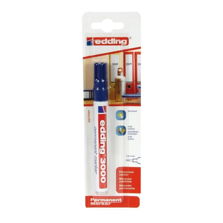 Rotulador Edding 3000 color azul