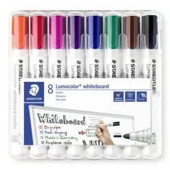 Rotulador para pizarra blanca 8 colores Lumocolor