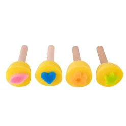 Sellos de esponja con mango 4 unidades Apli