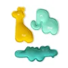Set 3 figuras de buceo animales safari.