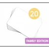 Set 20 Láminas Kamishibai Kids A4 en blanco DIY