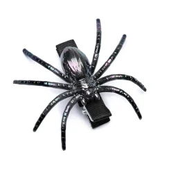 Set 2 pinzas clip araña Halloween