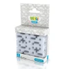 Set 6 placas base Meli basic color plateado soporte construcciones
