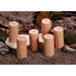 Set 6 rodillos para modelar amigos del bosque
