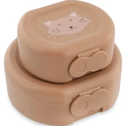 Set 2 tarteras 150ml y 300ml gato cierre clip