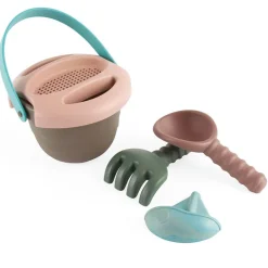 Set cubo de playa con accesorios Eco Green Bean, colores surtidos
