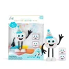 Set personaje Party Pal y 2 cubos multicolor con luz Glo Pals