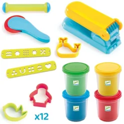 Set plastilina 4 colores con accesorios