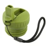Tapón con boquilla verde para botella inox 350ml y 500ml