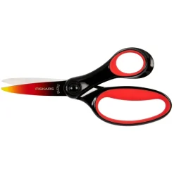 Tijeras softgrip 15cm. rojo y negro Fiskars