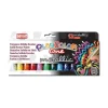 Témpera sólida 12 colores metalizados Playcolor Instant