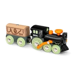 Tren fantasma brilla en la oscuridad