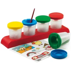 Vasos inderramables con tapa 4 unidades Faibo